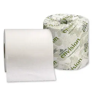 212 MAIN Georgia-Pacific GPC 145-80-01 Envision Soft 1-Ply White Toilet Paper, EPA Compliant, Biodegradable, Recycled Fiber Tissue, Individually Wrapped (Sheets Included)