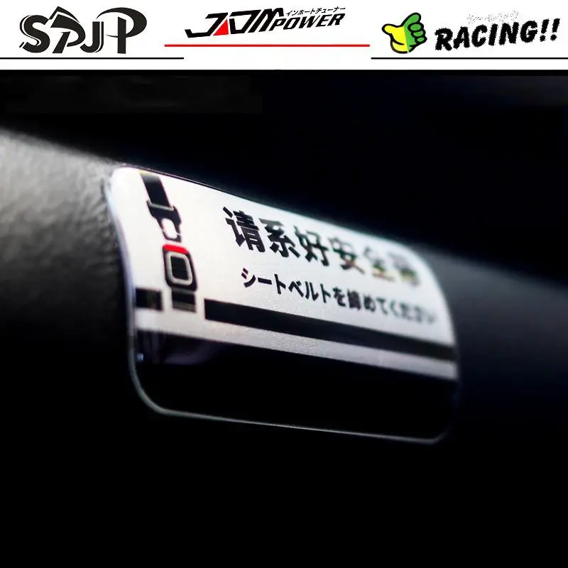 3D JDM JS Racing Car Modification Shift Knob Gear Sticker Japanese Kanji Initial D Drift Turbo Euro Fast Vinyl Car Sticker
