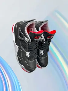 Streetwear Retro High-Top Sneakers, Versatile Commuter Shoes, Durable Shock-Absorbing, Trendy Couple Shoes, Fashionable Athletic Footwear