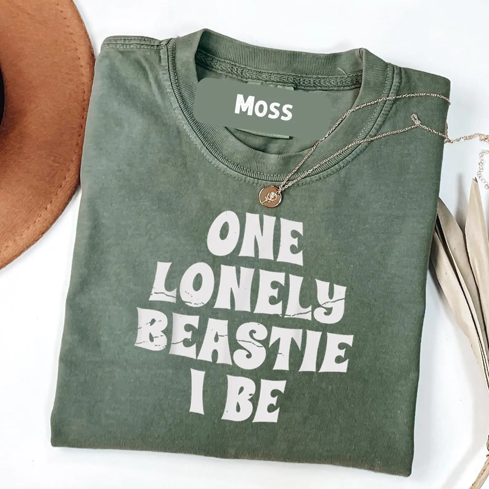 Comfort Colors Vintage Funny One Lonely Beastie I Be Retro Saying Humor T-Shirt
