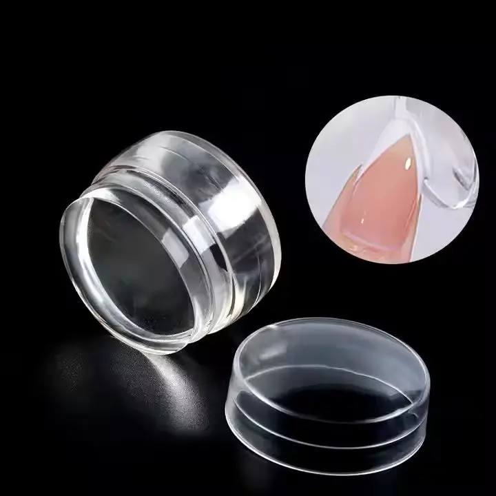 Short Nail Stamper & Scraper - Clear
