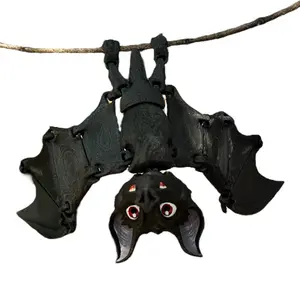 Vampire Bat. Articulated. Hand Painted. 3D Printed. Flappy Wings