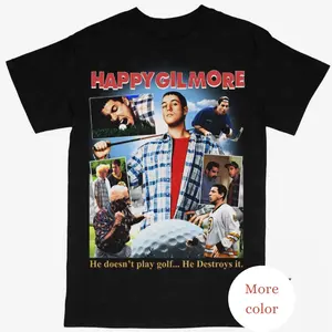 Happy Gilmore Adam Sandler 90s Golf Comedy Movie T-shirt, Unisex Cotton Tee, Gift for Him or Her