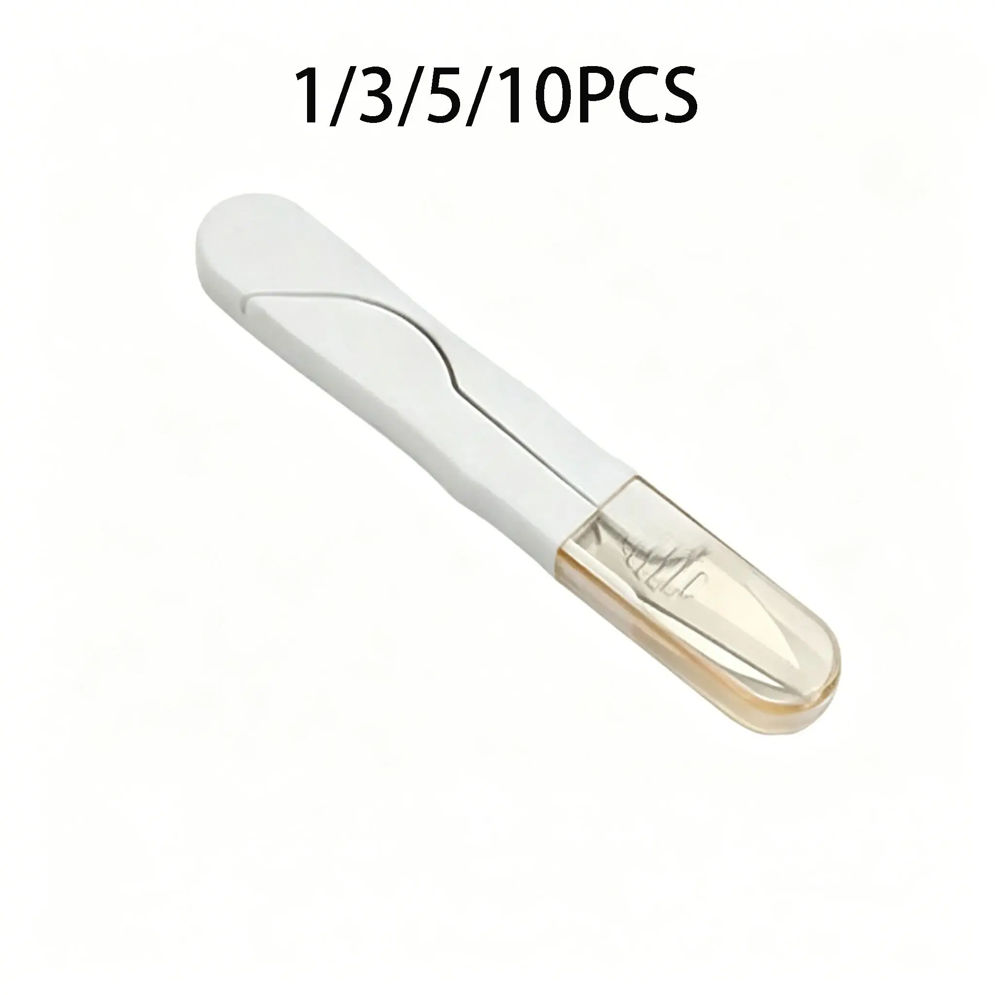 1/3/5/10pcsErgonomic U-Shaped Safety Scissors，Plastic Handled Stainless Steel Scissors Cross Stitch Yarn Scissors with Cover Handmade Scissors - Durable, Precision Fabric and Thread Cutter for Sewing, Crafting, and Embroidery，Universal Thread Cutting