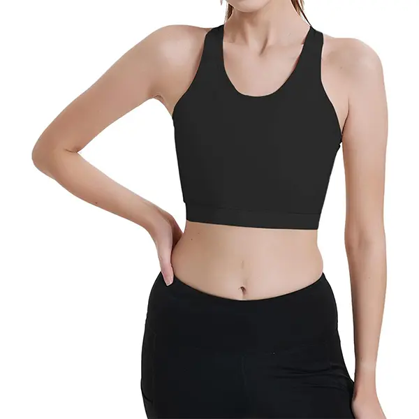 Women's Sports Tank Top Breathable Workout Vest Sleeveless Crop Top for Yoga Gym Fitness and Daily Wear