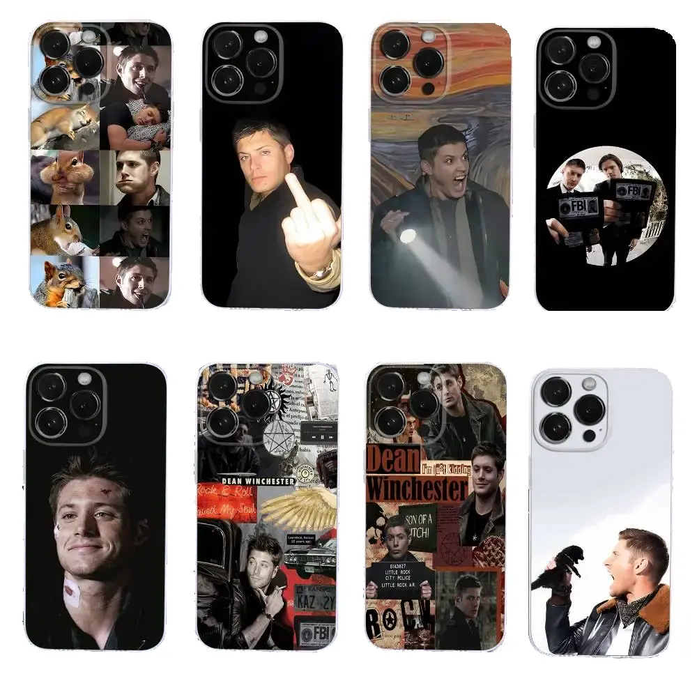 Dean Winchester Supernatural Contemporary Art Eco-Friendly Smartphone Case - Protective, Anti-Drop, Shockproof Cellphone Cover Accessory for iPhone 17 Air,16 Pro Max,15,14 Plus,13,12,11 with Enhanced Protection, Ideal Gift for Teens