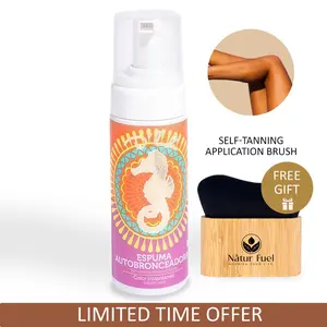 D’Luchi Self-Tanning Mousse – Autobronceador D'Luchi Medium Tan & Dark Tan, 150 ml | Natural Golden Glow, Hydrating & Long-Lasting Color