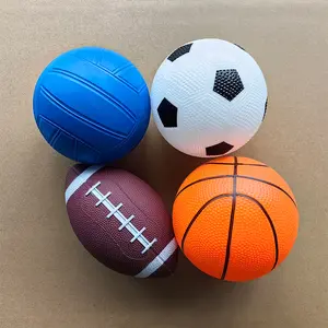 PVC Toy Ball Eco-friendly Inflatable Basketball Football Rugby Volleyball Set Children Mini Ball Combination