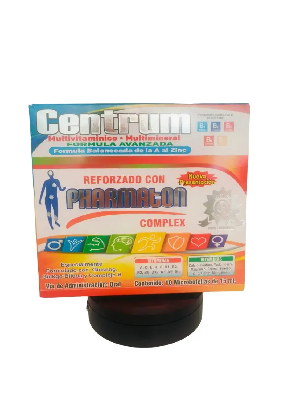 Centrum Multivitaminic Supplement with Pharmaton Complex for Adults Nutrient Support Daily Use