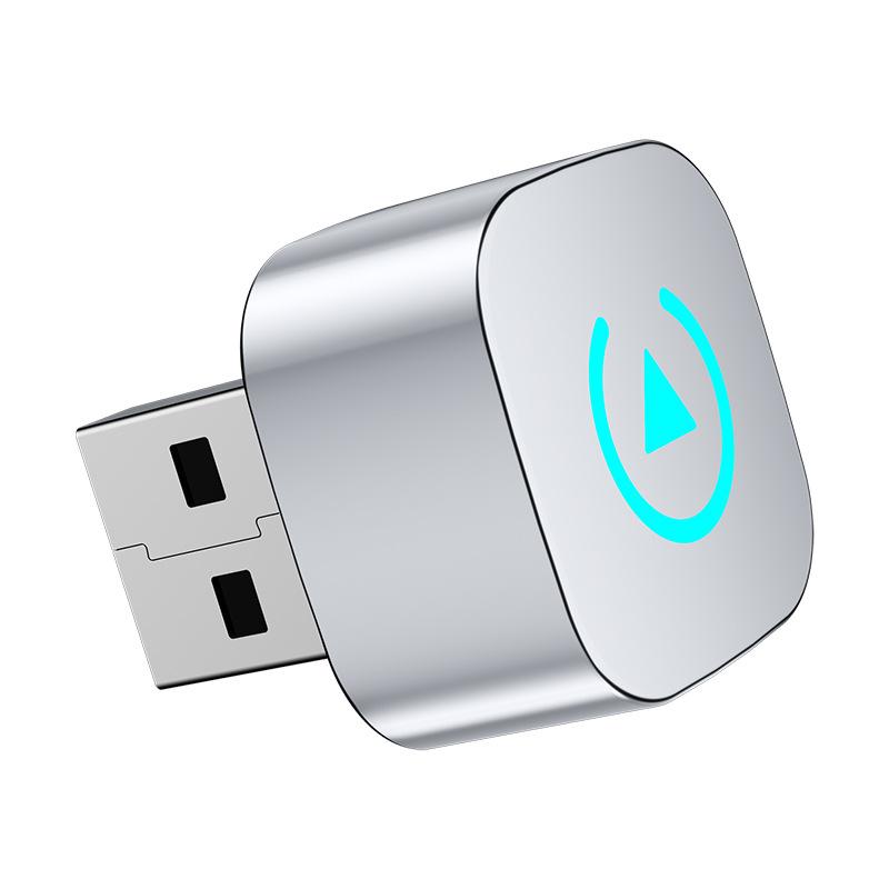 【YURNLV】2026 New Mini  Original CarPlay Wireless Adapter, Instant Auto-Connect, StableTransmission，Zero Delay, Hands-Free Calling, Plug-and-Play for iPhone/Android