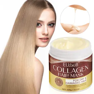 Collagen Hair Mask, Large-capacity hair mask, hair repair mask, deeply moisturising collagen hair mask, makes hair smooth and shiny, ideal for dry and frizzy hair.