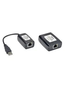 Tripp Lite TRL-B203-104-PNP 164 ft. 4-Port Plug & Play USB 2.0 Over Cat5 & Cat6 Extender Hub Kit - Transmitter & Receiver - Black
