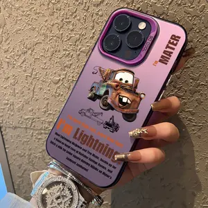 Cartoon Lightning McQueens Phone Case Suitable for iPhone 17 16e 16 15 14 13 12 11 Mini Pro Max Air X XR XSMAX 8 7 Plus Anti Fall Matte Back Cover