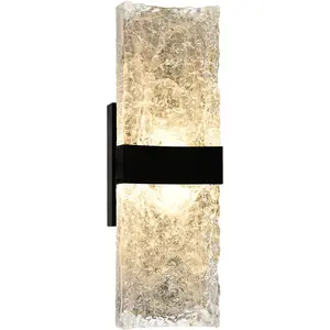 CWI Lighting Lava LED 6 inch Black Wall Light 1587W20-2-101