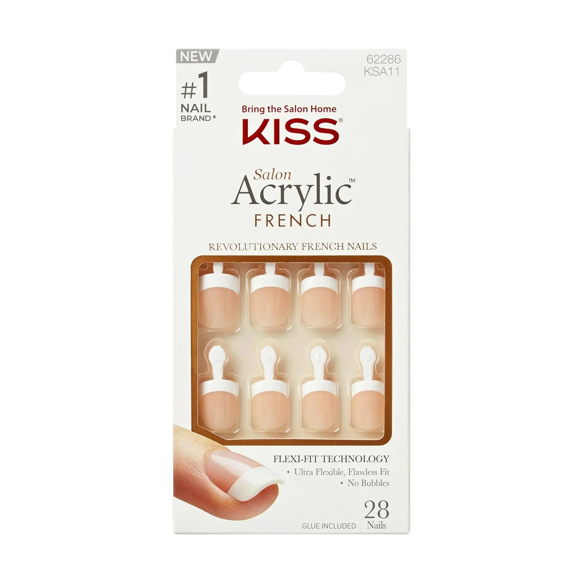 Kiss Acrylic French Nails