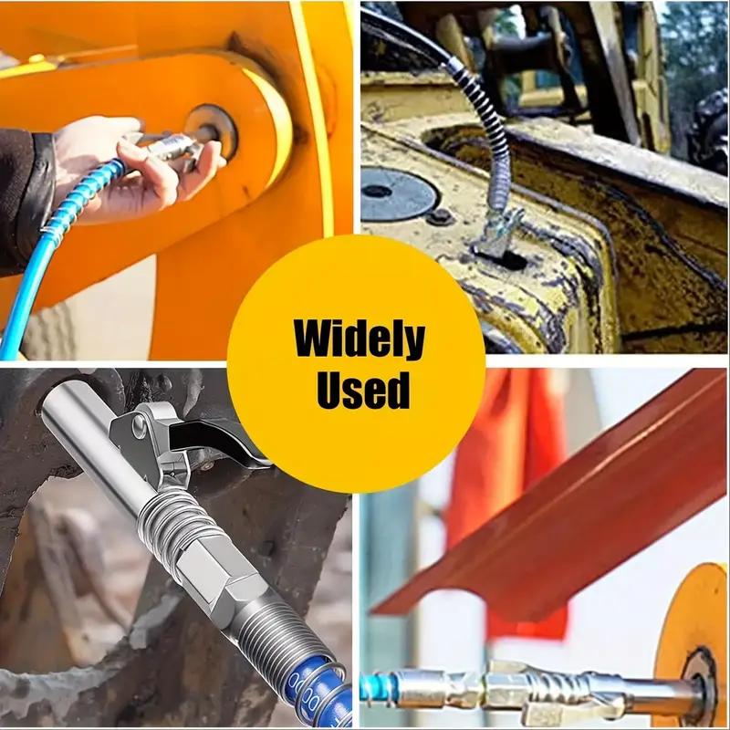 Butter gun nozzle head, locking clamp oil nozzle, high-pressure butter gun, hose nozzle tip, electric/pneumatic accessories