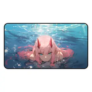 Anim Zero Two Desk Mat, Mouse Pad, Anime