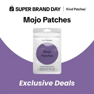 Kind Patches Mojo Patches: 30 Peek Vitality Patches, Support Natural/Daily Vitality, Health Confidence, Vegan, 1 Month Supply