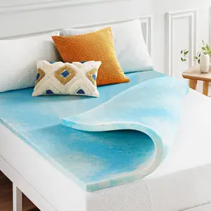 2 Inch Swirl Gel AeroBreeze Cooling Mattress Topper, Dorm, Twin