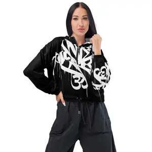 Dark Heart City “Namaste” Women’s cropped windbreaker
