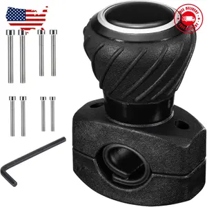 Steering Wheel Knob, Universal Car Suicide Knob Power Handle Black