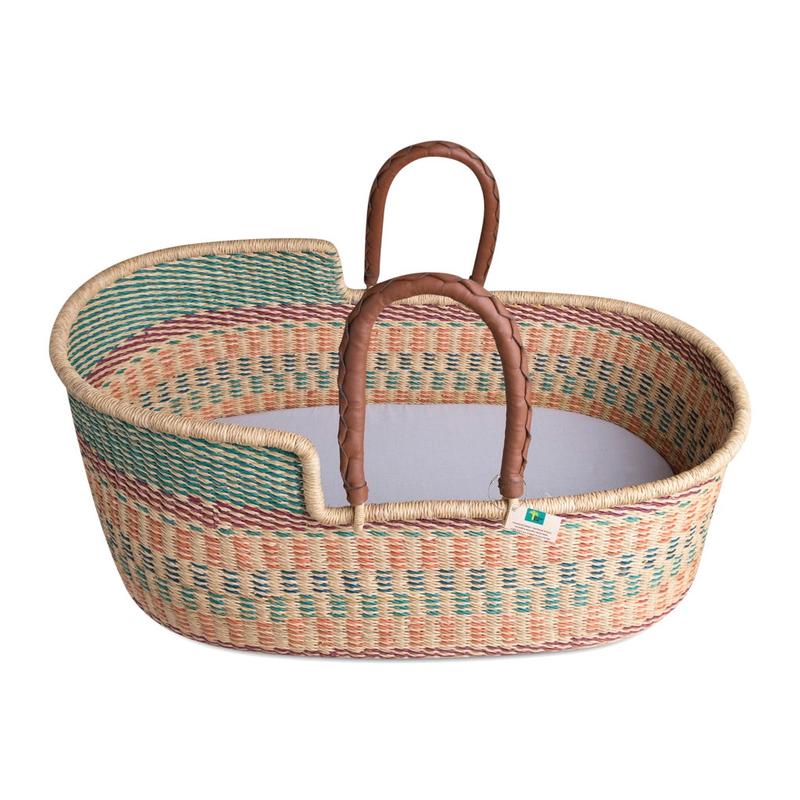 Design Dua Signature Bilia Bassinet - Autumn Equinox, Multi-Colored Basket, Safe for Newborn Sleep