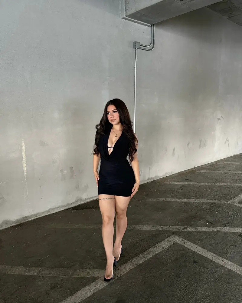 lynsey midi dress black reviews - TikTok Shop