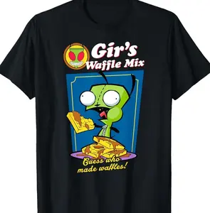 Invader Zim: Gir's Waffle Mix Graphic T-Shirt T-Shirt Q