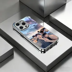 Kpop Phone Case Compatible with iPhone 17/16e/16/15/14/13/12/11 Plus Pro Max/air/x/XR/xsmax, Shatterproof Shockproof Tempered Glass Back Cover
