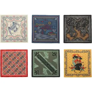 Lightweight Americana 22"x22" 6-Pack Bandana Set