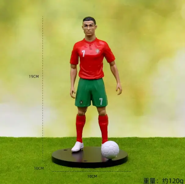 2026 New C.Ronaldo Football Star Cartoon-Style Action Figure, Collectible Sports Figurine, Car Accessory, Football Fan Gift