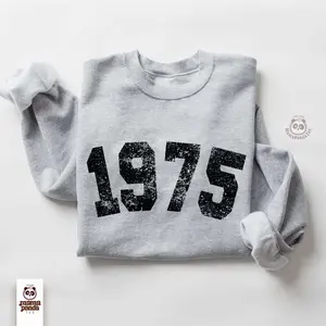 [Sale Up To 55%] - 50th Birthday Sweatshirt, 1975 Sweatshirt, 50th Birthday Gift, Birthday Gift for Men, Distressed 1975 sweater, vintage 1975 birthday shirt