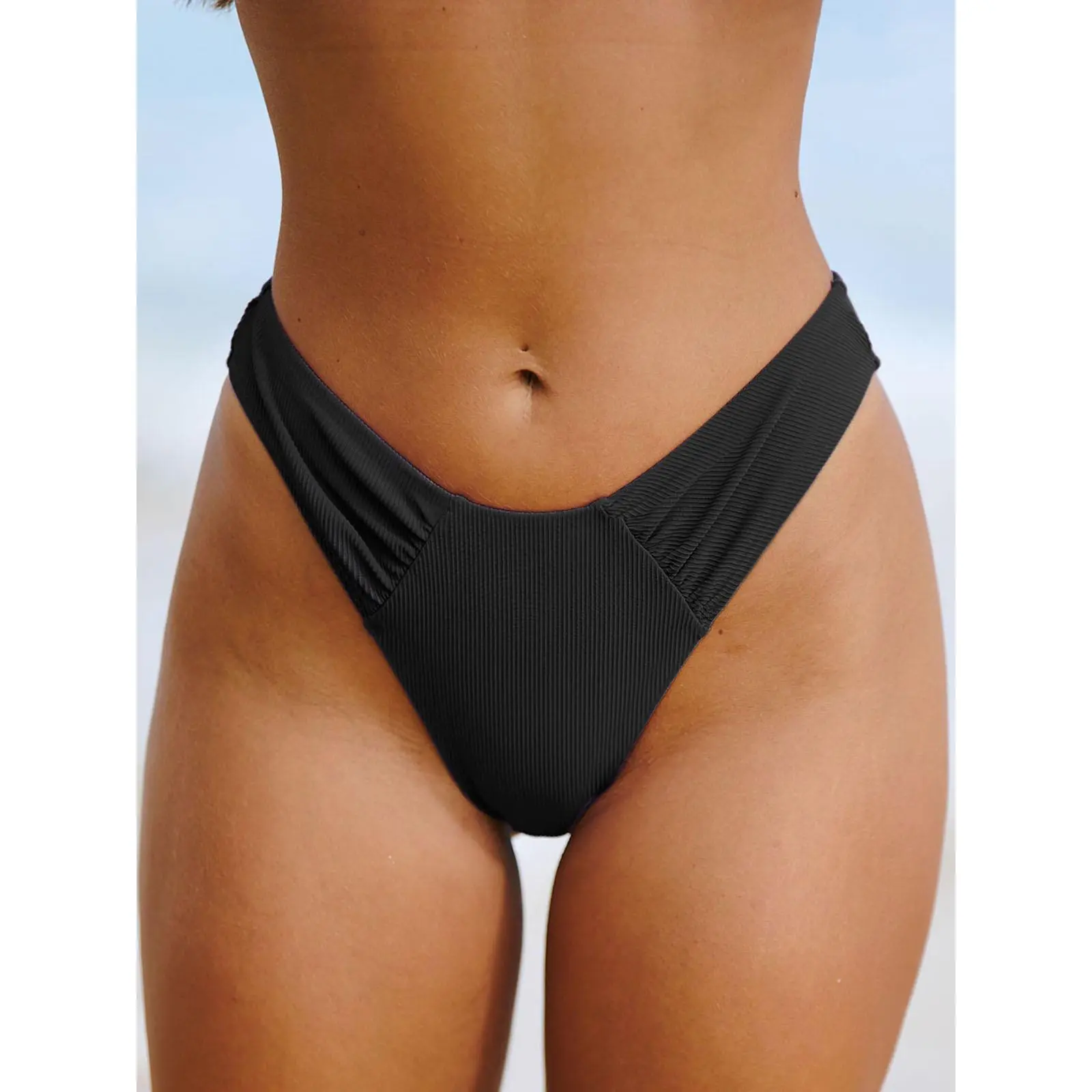 Women Knitted Nylon blended Bikini Bottoms