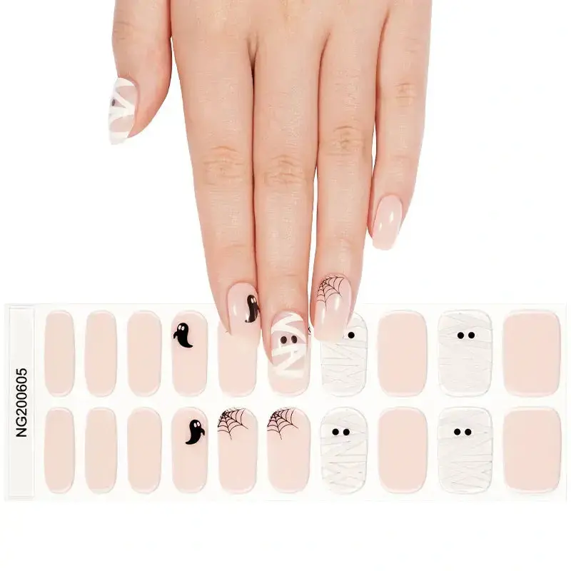 New! Spooky Town Deluxe Semi-Cured Gel Nail Strips