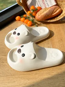 Summer Squirrel Design Sandals, Cartoon Style Unisex Slippers, Anti-Slip Lightweight Sole, Casual Open-Toe Shoes for Men and Women