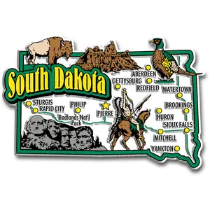 South Dakota Jumbo State Magnet by Classic Magnets
