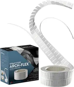 Arch-Flex 3-3/8" x 50' Flexible Drywall Corner Tape – Heavy-Duty Corner & Joint Finish Tape