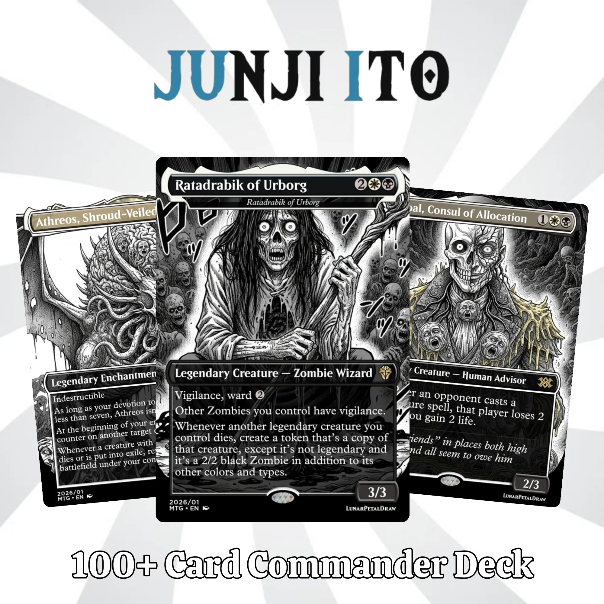 mtg horror commander deck Magic The Gathering main image 1