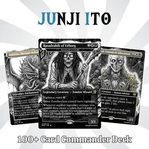 MTG Proxy 100+ Card Commander Deck – Jun.ji I.to Horror Spiral Theme Ready to Play Perfect Gift for TCG Players & Collectors