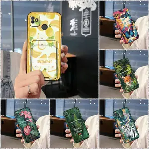 protective Cover Phone Case For Tecno POP5 Cute Dirt-resistant Anti-dust Durable Graffiti Soft case Anti-knock Shockproof Silicone Card slot Card sleeve Card bag TPU Back Cover