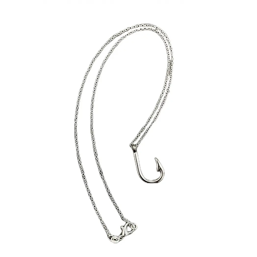 Small Fishing Hook Necklace