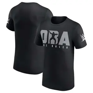 Men's Black Oba Femi Oversized The Ruler T-Shirt Professional Wrestler Tee For Man and Woman Unisex T-Shirt Hoodie Graphic Basic Cotton Tops Casual All Seasons