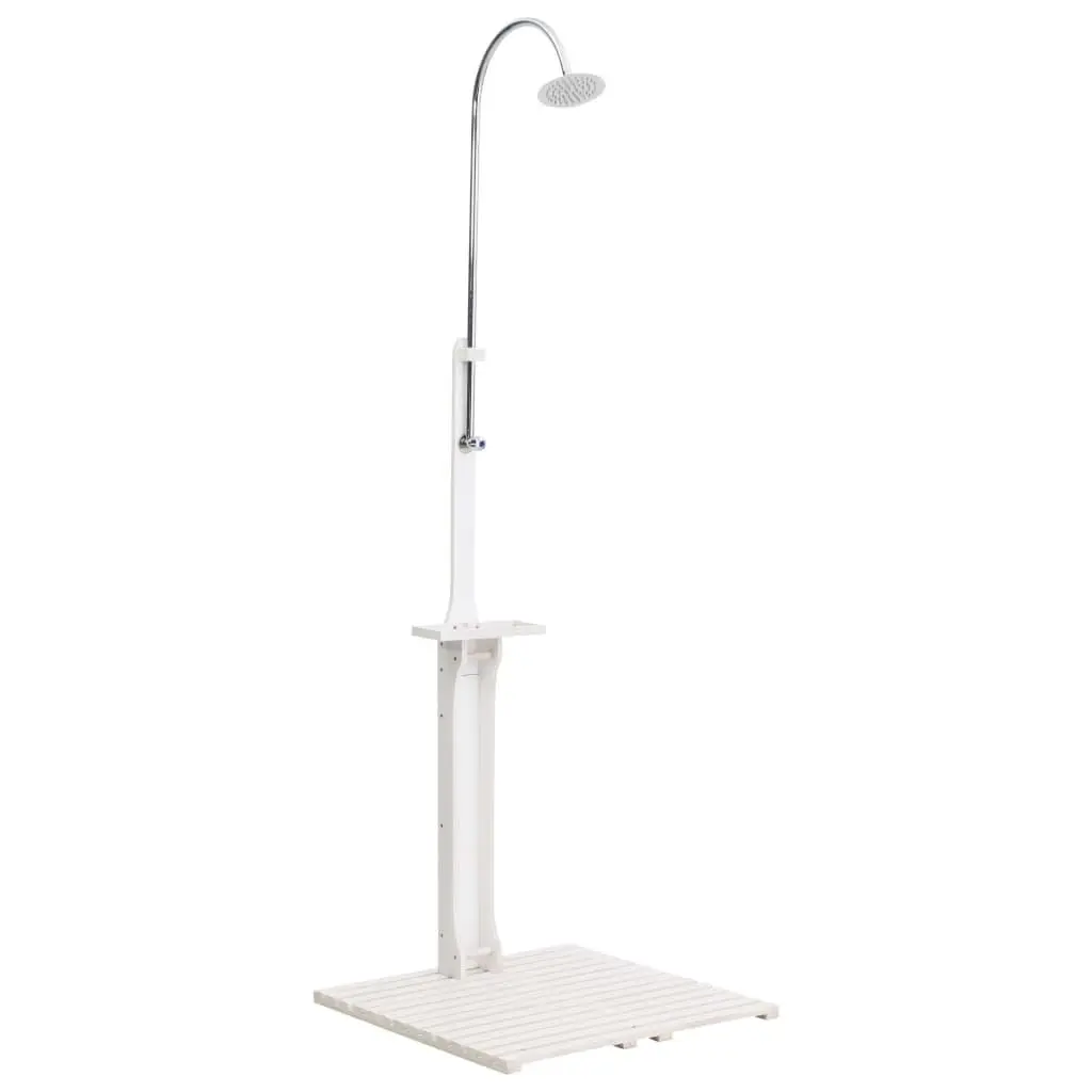 vidaXL Outdoor Shower Garden Shower with Chassis Board Swimming Pool Shower 299970