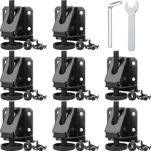 Anwenk 8P Leveling Feet Heavy Duty Furniture Levelers Adjustable Table Leg Leveler w/Lock Nuts for Furniture,Table, Cabinets, Workbench,Shelving Units and More