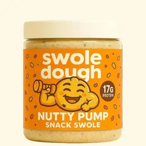 Swole Dough – Nutty Pump (High Protein Peanut Butter Dough Powder • 2 Servings) – 8oz