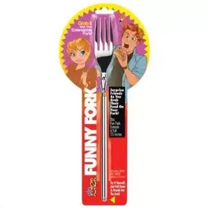 Funny Fork - Extendable To 25 Inches Gadget Novelty Joke Gag Magic Prank Gift