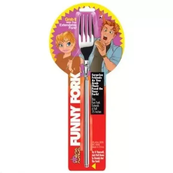 Funny Fork - Extendable To 25 Inches Gadget Novelty Joke Gag Magic Prank Gift