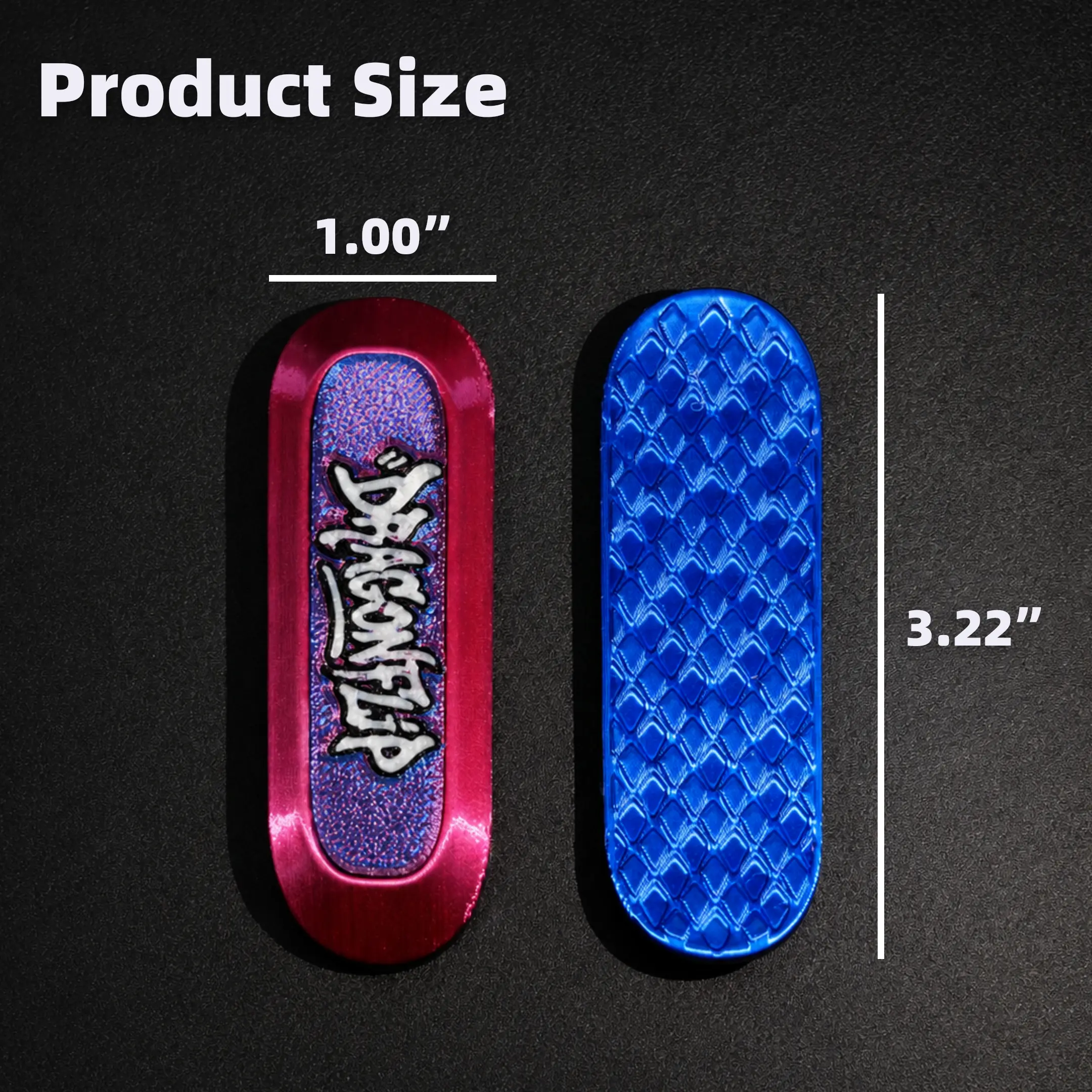 2-EDC Layerform Studio Dragon Scale Magnetic Finger Toy - Tactile Play Gadget, Stress-Relief Desk Toy for Focus, Adults & Kids