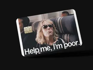 Help Me Meme Credit Card cover