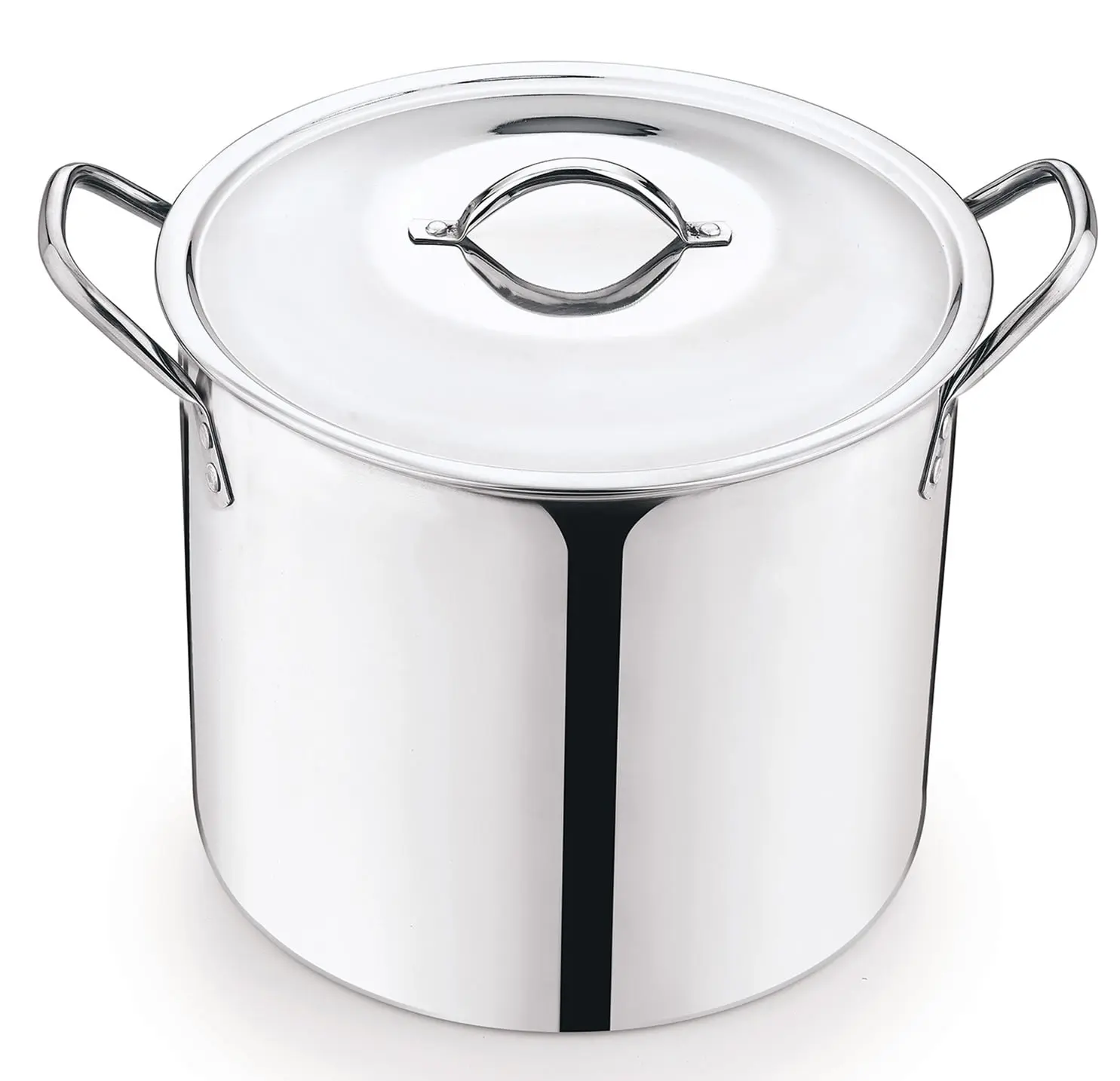 Mainstays 12-Qt Stainless Steel Stock Pot with Metal Lid
